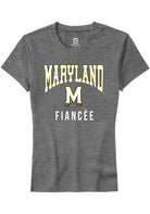 Maryland Terrapins Womens Grey Fiancée Short Sleeve T-Shirt