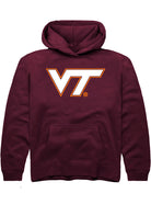 Virginia Tech Hokies Youth Maroon Alt Logo Long Sleeve Hoodie