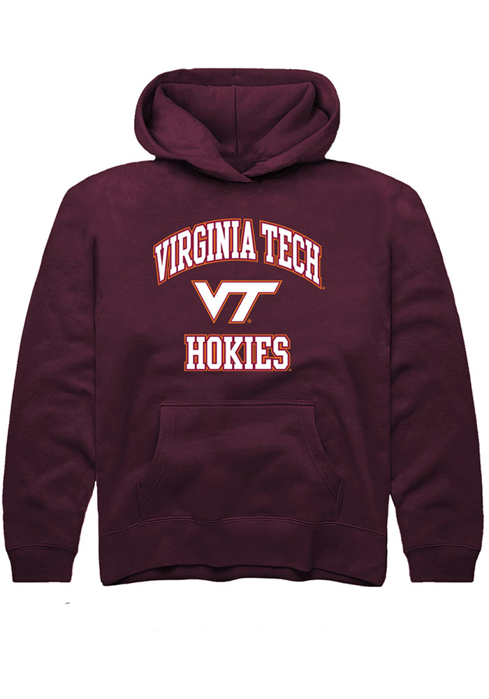 Virginia Tech Hokies Youth Maroon No 1 Primary Long Sleeve Hoodie