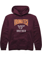 Virginia Tech Hokies Youth Maroon Brother Swirl Long Sleeve Hoodie