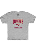 Virginia Tech Hokies Youth Grey Swimming & Diving Short Sleeve T-Shirt