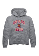 Virginia Tech Hokies Mens Grey No 1 Neutral Long Sleeve Hoodie