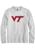 Virginia Tech Hokies White Primary Long Sleeve T-Shirt