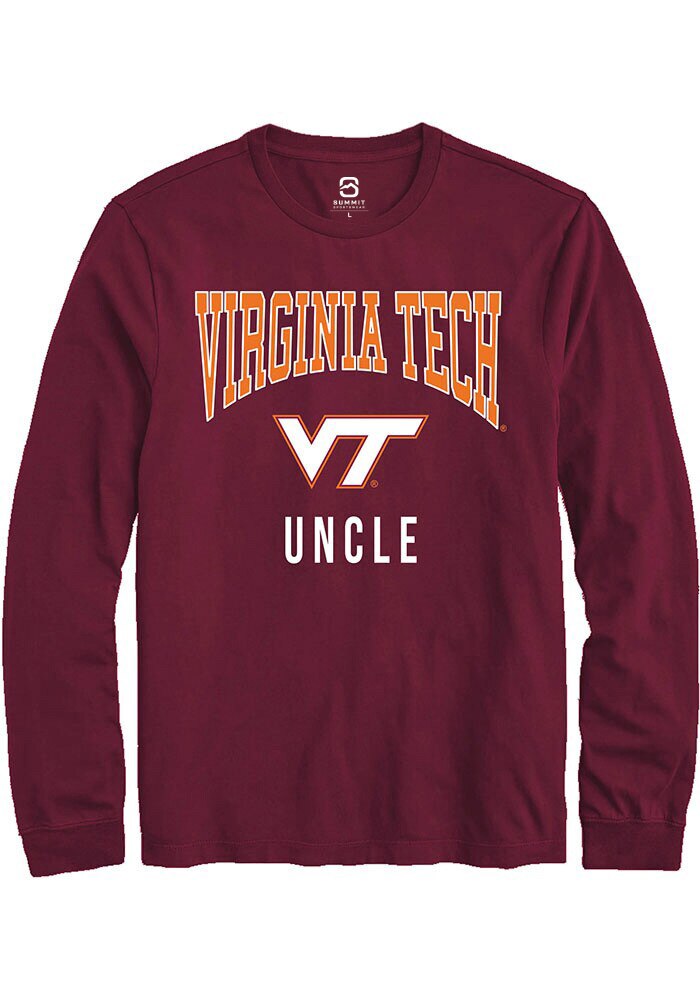 Virginia Tech Hokies Maroon Uncle Long Sleeve T-Shirt