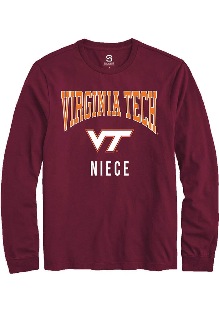Virginia Tech Hokies Maroon Niece Long Sleeve T-Shirt