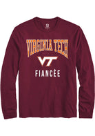 Virginia Tech Hokies Maroon Fiancée Long Sleeve T-Shirt
