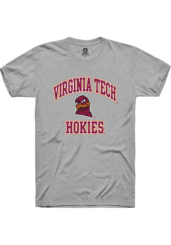 Virginia Tech Hokies Grey No 1 Neutral Short Sleeve T-Shirt