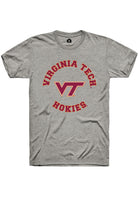 Virginia Tech Hokies Grey Circle Short Sleeve T-Shirt