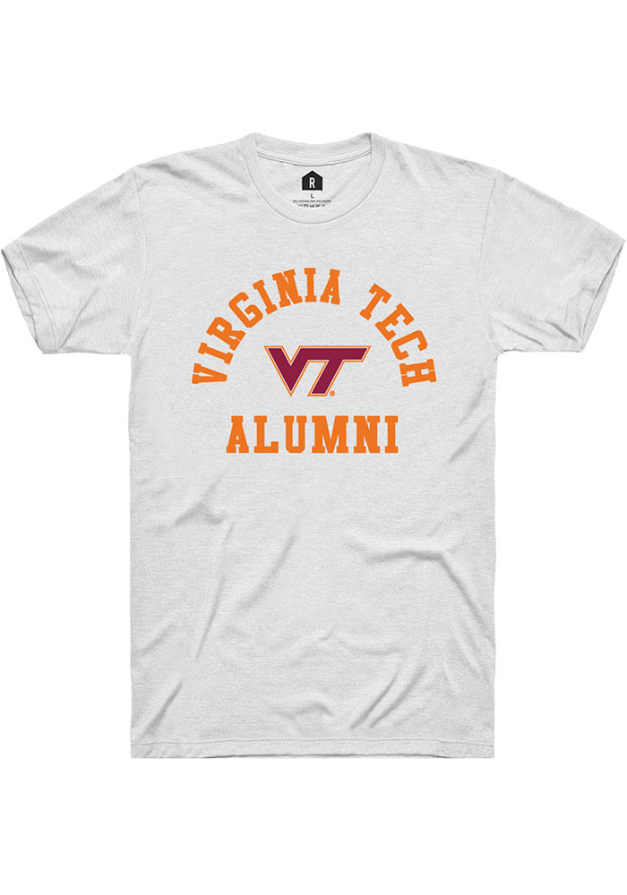 Virginia Tech Hokies White Alumni Arch Short Sleeve T-Shirt