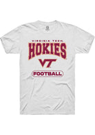 Virginia Tech Hokies White Football Short Sleeve T-Shirt