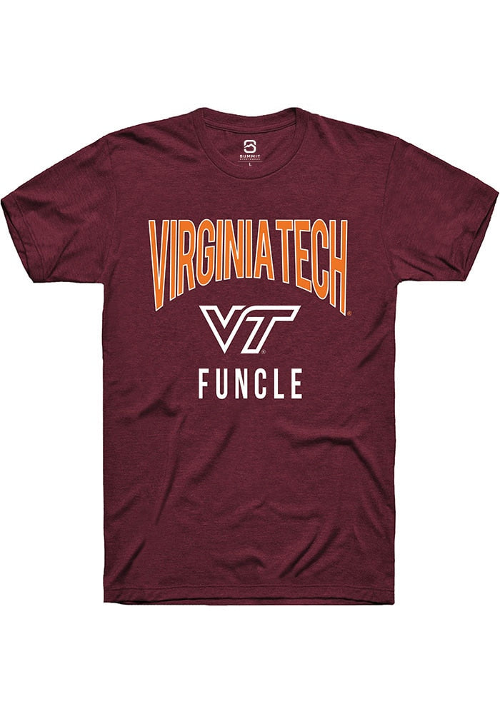 Virginia Tech Hokies Maroon Funcle Swirl Short Sleeve T-Shirt