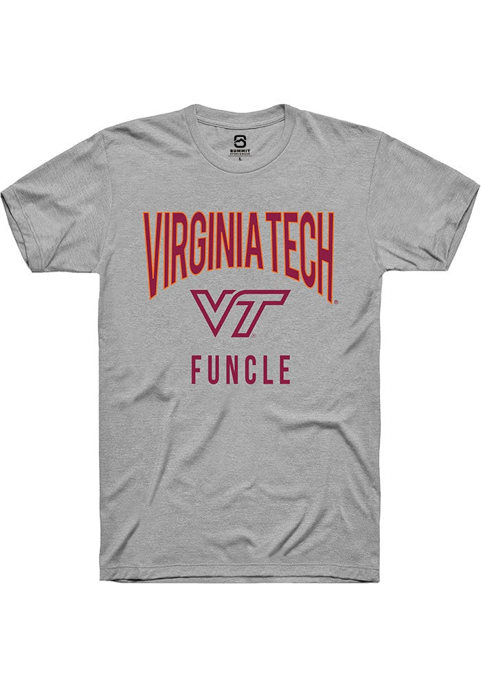 Virginia Tech Hokies Grey Funcle Swirl Short Sleeve T-Shirt