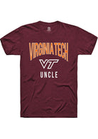 Virginia Tech Hokies Maroon Uncle Swirl Short Sleeve T-Shirt