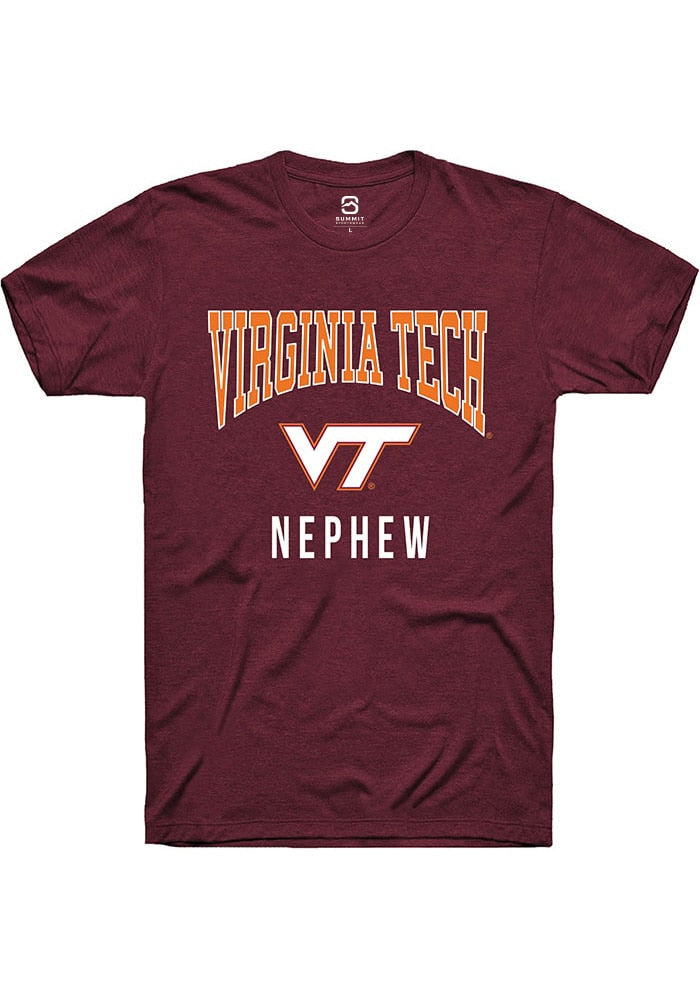 Virginia Tech Hokies Maroon Nephew Short Sleeve T-Shirt