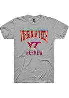 Virginia Tech Hokies Grey Nephew Short Sleeve T-Shirt