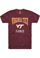 Virginia Tech Hokies Maroon Fiancé Short Sleeve T-Shirt