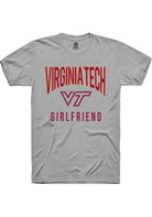 Virginia Tech Hokies Grey Girlfriend Swirl Short Sleeve T-Shirt