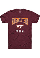 Virginia Tech Hokies Maroon Parent Short Sleeve T-Shirt
