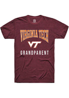Virginia Tech Hokies Maroon Grandparent Short Sleeve T-Shirt