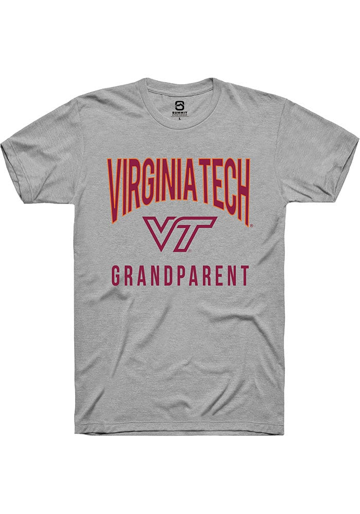 Virginia Tech Hokies Grey Grandparent Swirl Short Sleeve T-Shirt