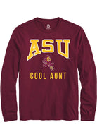 Arizona State Sun Devils Maroon Cool Aunt Long Sleeve T-Shirt
