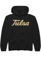 Tulsa Golden Hurricane Youth Black Alt Logo Hoodie