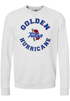 Tulsa Golden Hurricane Mens Grey Circle Crew Sweatshirt