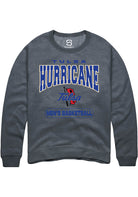 Tulsa Golden Hurricane Mens Grey Basketball Crew Sweatshirt