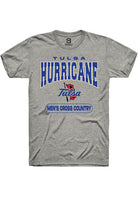 Tulsa Golden Hurricane Mens Grey Cross Country Fashion Short Sleeve T-Shirt