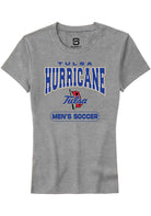Tulsa Golden Hurricane Womens Grey Soccer Short Sleeve T-Shirt
