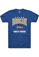 Tulsa Golden Hurricane Mens Blue Tennis Fashion Short Sleeve T-Shirt