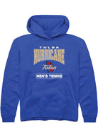 Tulsa Golden Hurricane Youth Blue Tennis Hoodie