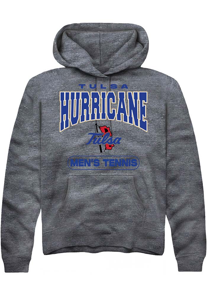 Tulsa Golden Hurricane Mens Grey Tennis Hoodie