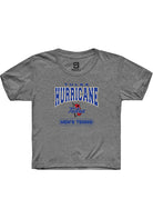 Tulsa Golden Hurricane Youth Grey Tennis Short Sleeve T-Shirt