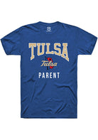 Tulsa Golden Hurricane Mens Blue Parent Fashion Short Sleeve T-Shirt