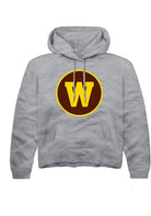 Western Michigan Broncos Youth Grey Alt Logo Long Sleeve Hoodie