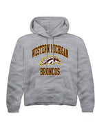 Western Michigan Broncos Youth Grey Number 1 Neutral Long Sleeve Hoodie