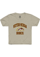 Western Michigan Broncos Youth Tan Number 1 Neutral Short Sleeve T-Shirt