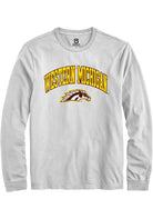 Western Michigan Broncos White Arch Logo Long Sleeve T-Shirt