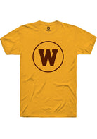Western Michigan Broncos Gold Alt Logo Short Sleeve T-Shirt