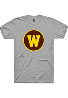 Western Michigan Broncos Grey Alt Logo Short Sleeve T-Shirt