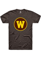Western Michigan Broncos Brown Alt Logo Short Sleeve T-Shirt