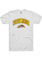 Western Michigan Broncos White Arch Logo Short Sleeve T-Shirt