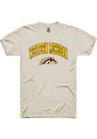 Western Michigan Broncos Tan Arch Logo Short Sleeve T-Shirt