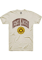Western Michigan Broncos Tan Arch Seal Short Sleeve T-Shirt