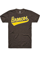 Western Michigan Broncos Brown Tail Short Sleeve T-Shirt