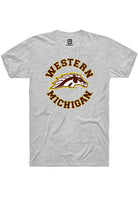Western Michigan Broncos Ash Circle Short Sleeve T-Shirt