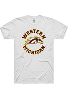 Western Michigan Broncos White Circle Short Sleeve T-Shirt