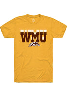 Western Michigan Broncos Gold Repeat Short Sleeve T-Shirt