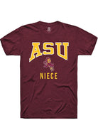Arizona State Sun Devils Maroon Niece Short Sleeve T-Shirt